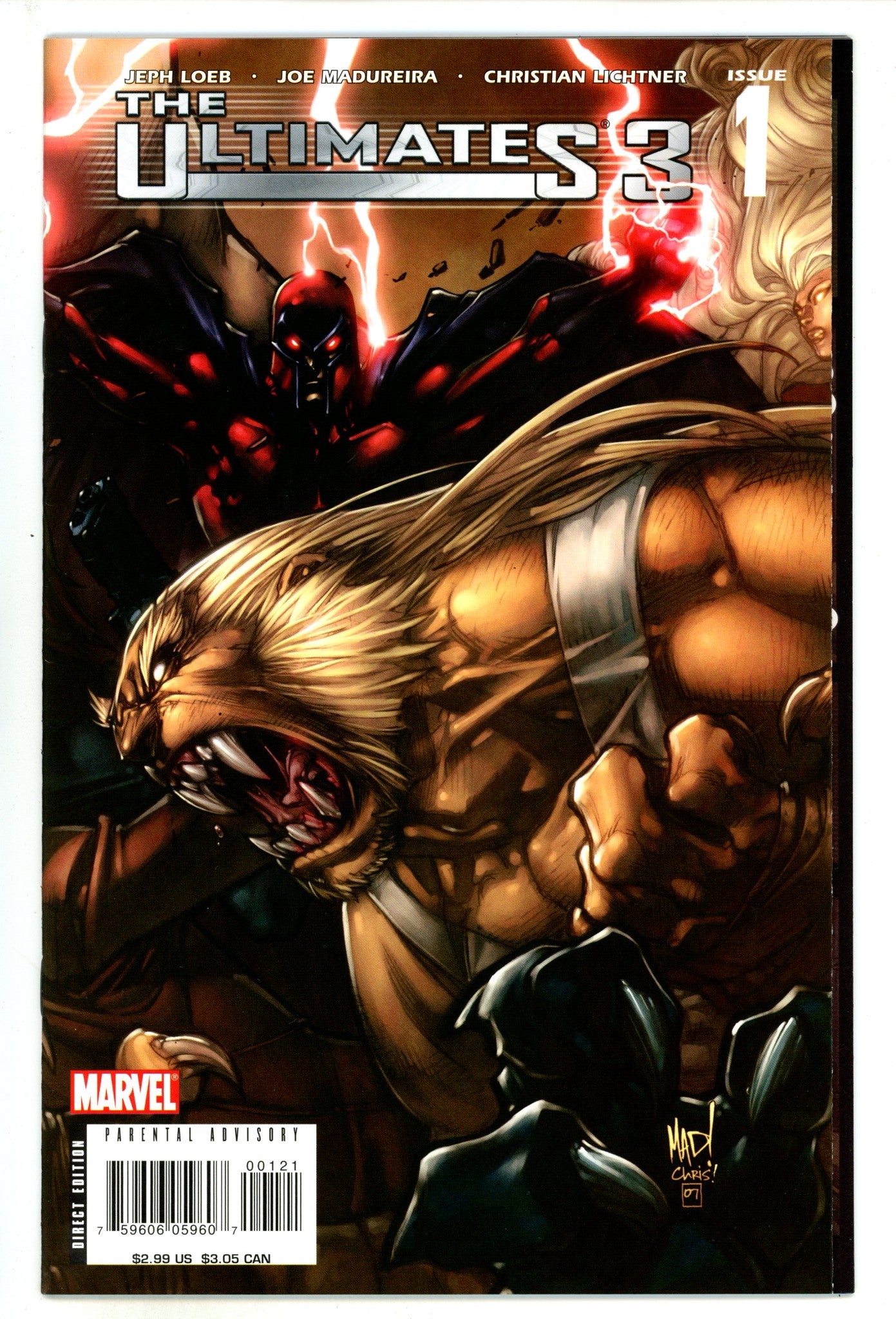 Ultimates 3 1 High Grade (2008) Right Variant 