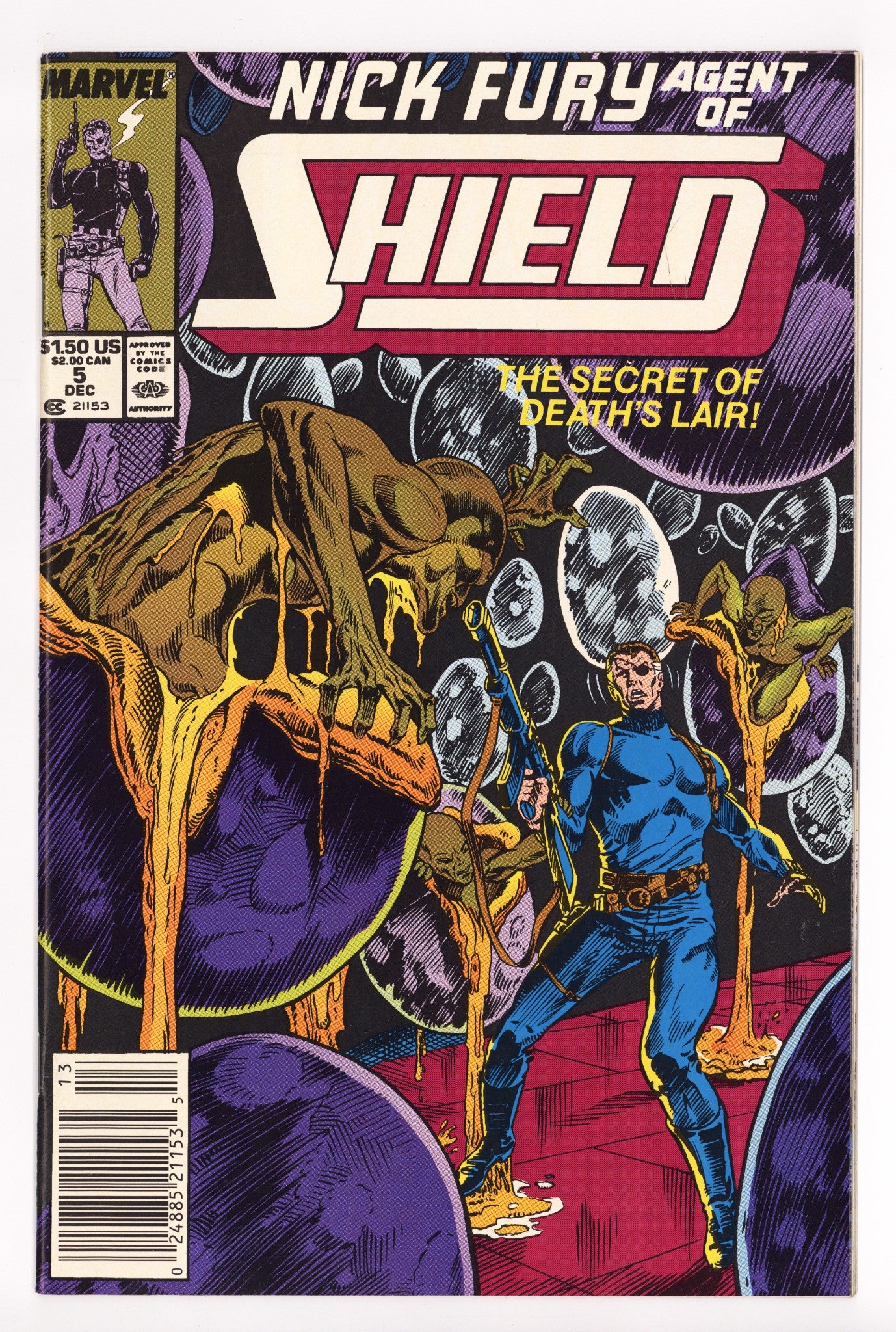 Nick Fury, Agent of S.H.I.E.L.D. Vol 4 5 High Grade (1989) 