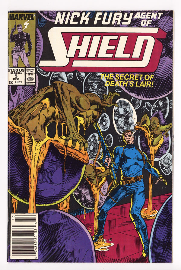 Nick Fury, Agent of S.H.I.E.L.D. Vol 4 5 High Grade (1989)