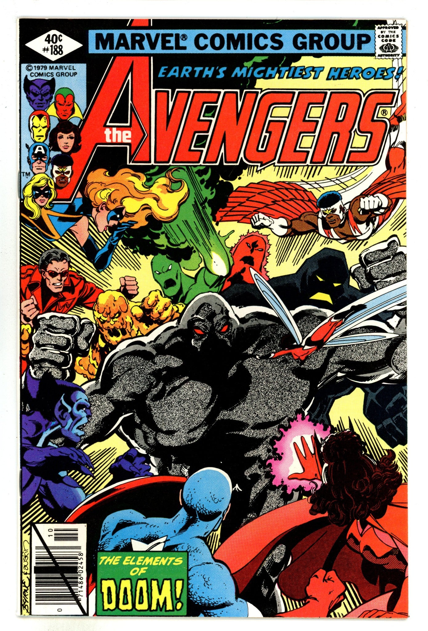 The Avengers Vol 1 188  VF+ (8.5)   (1979)        