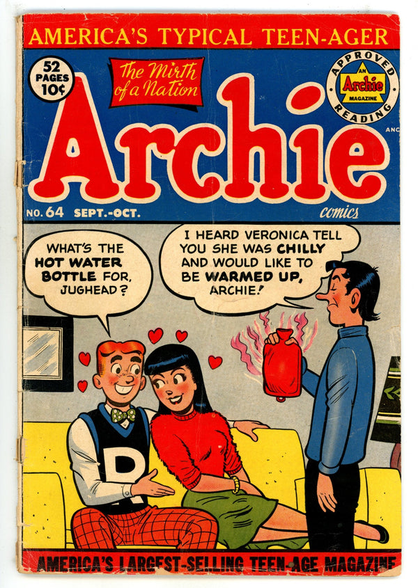 Archie Comics Vol 1 64 Cover Detached (1953)
