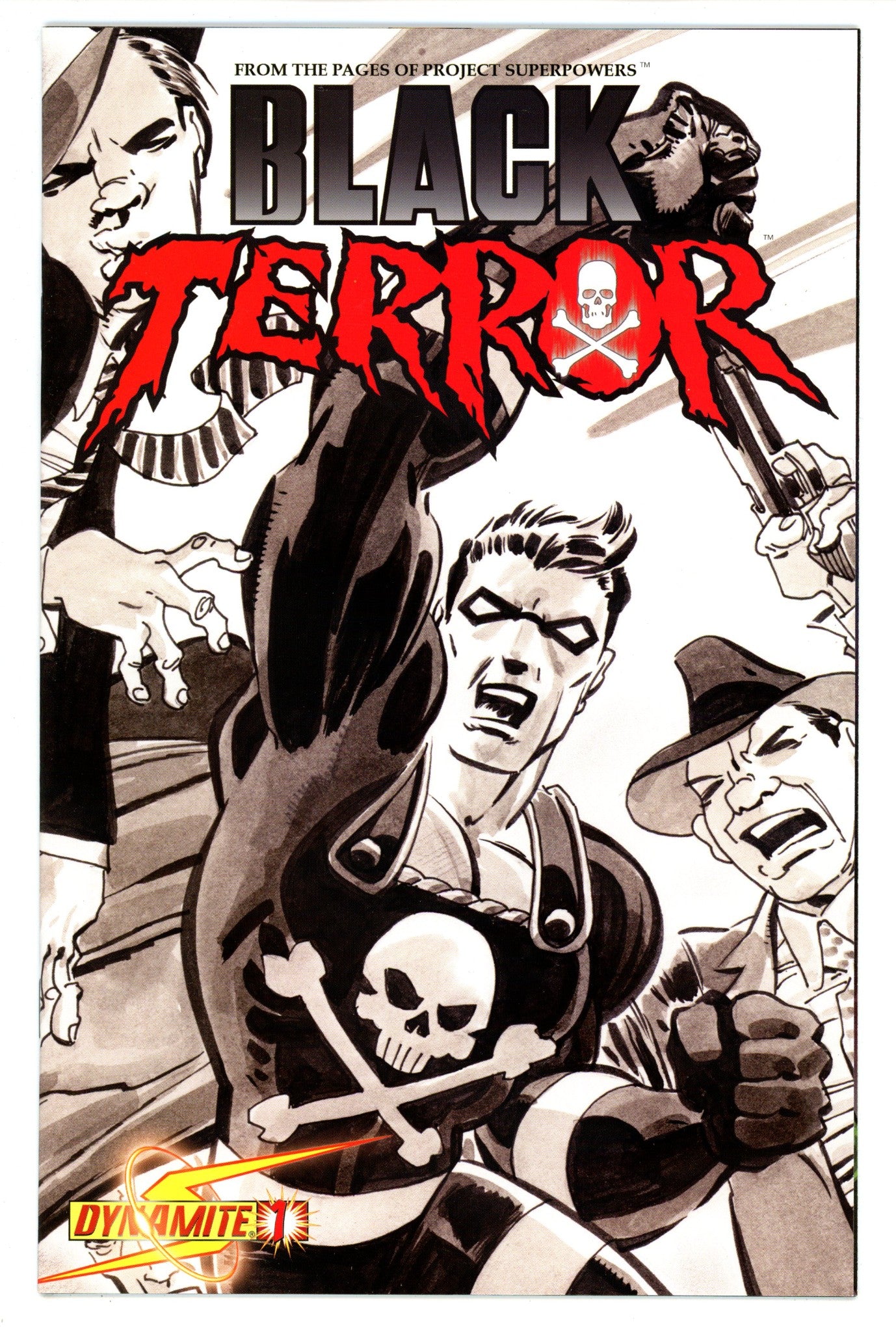 Black Terror Vol 1 1 High Grade (2008) Sale Sketch Incentive Variant 