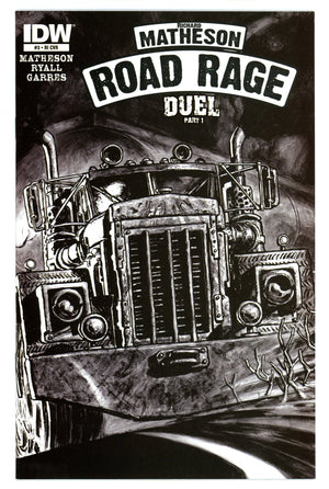 Road Rage: Duel 3 High Grade (2012) Garres B&W Sketch Incentive Variant