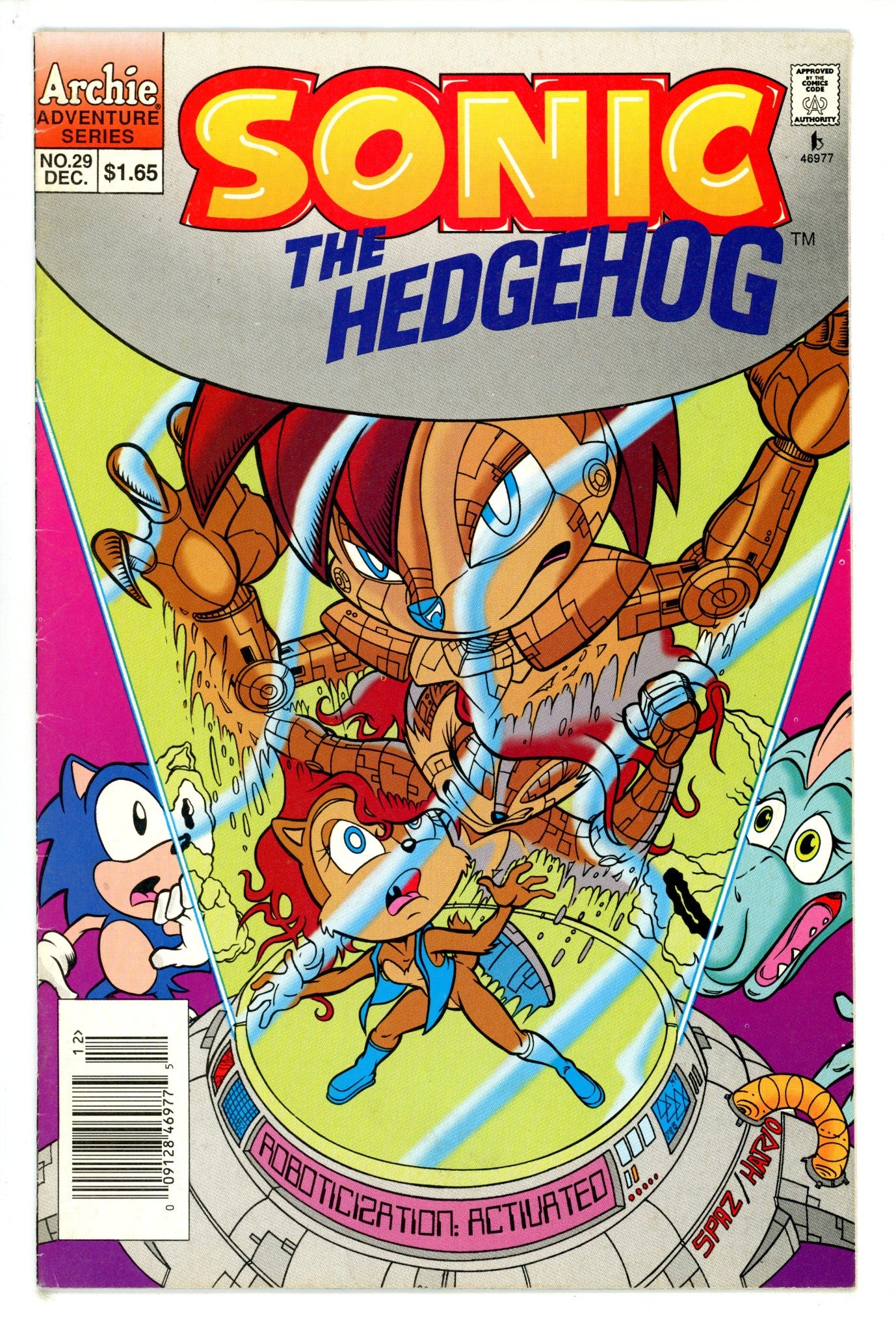 Sonic the Hedgehog Vol 2 29 Canadian Variant VG+ (1995)