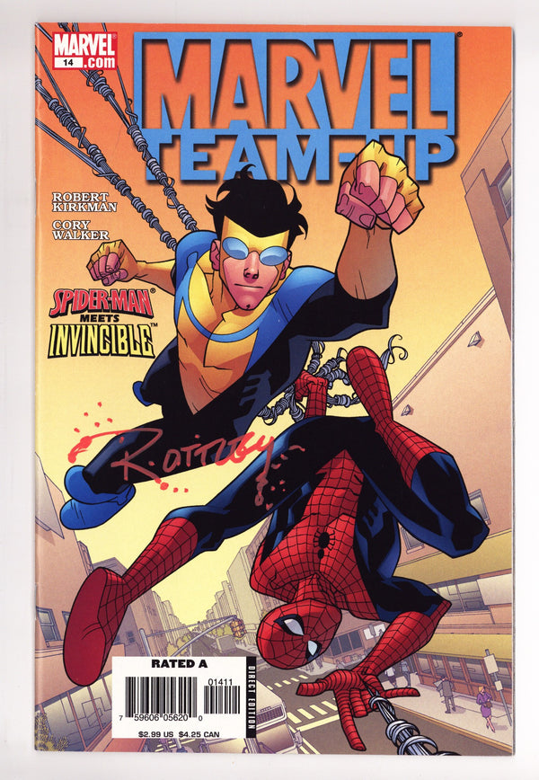 Marvel Team-Up Vol 3 14 VF- (7.5) (2006) Signed x1 Cover Ryan Ottley