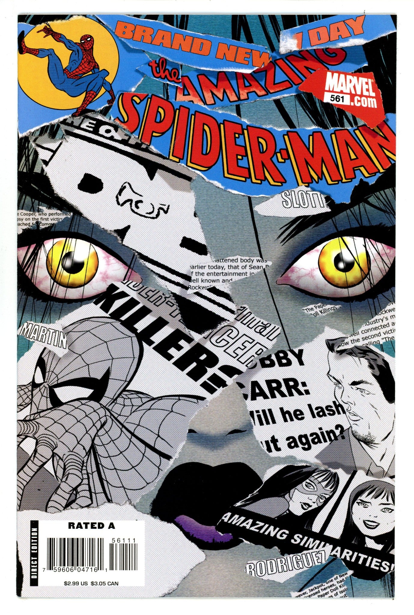 The Amazing Spider-Man Vol 2 561 NM- (9.2) (2008) 