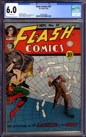Flash Comics Vol 1 57 CGC 6.0 (FN) (1944)