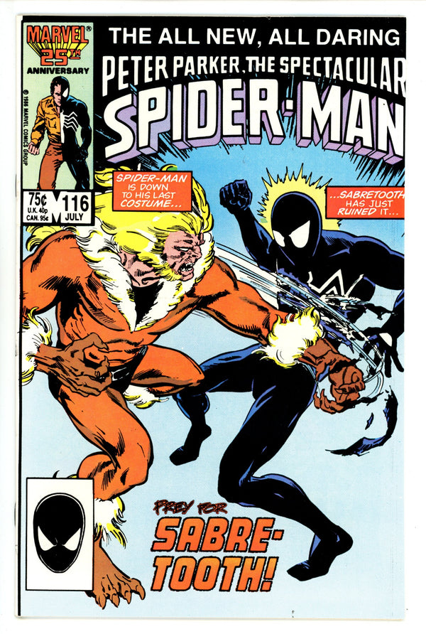 The Spectacular Spider-Man Vol 1 116 NM- (9.2) (1986)