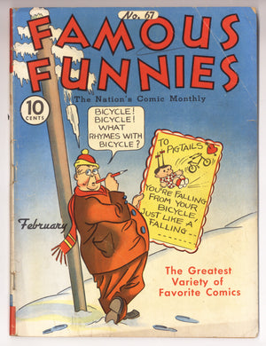 Famous Funnies 67 VG- (3.5) (1940)