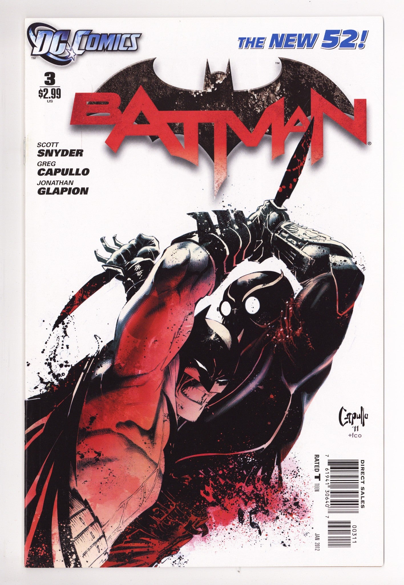Batman Vol 2 3 Mid Grade (2012) 