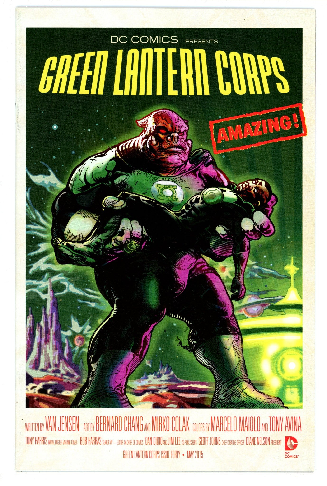 Green Lantern Corps Vol 2 40 High Grade (2015) Harris Variant 
