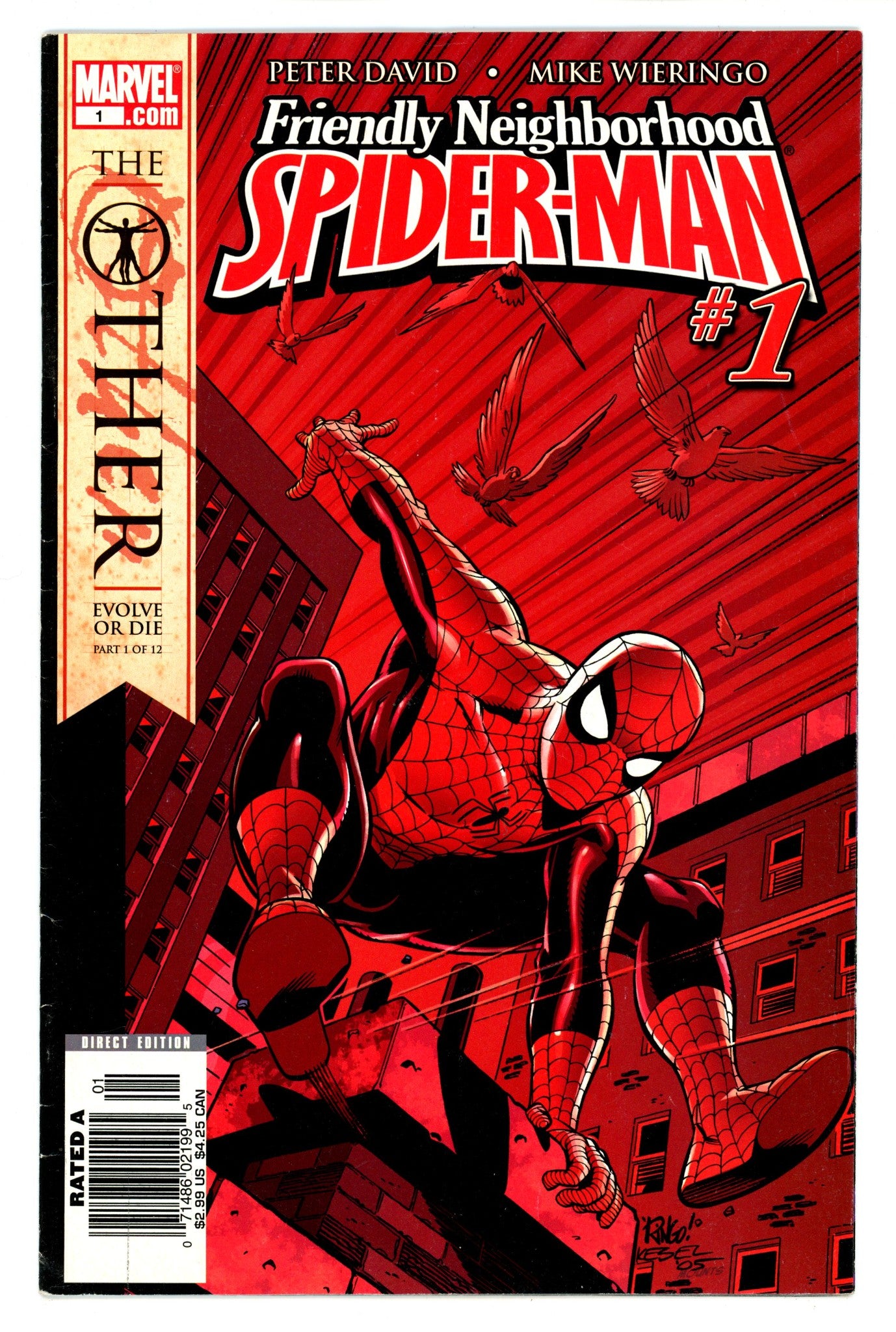 Friendly Neighborhood Spider-Man Vol 1 1 VG (4.0) Direct Hybrid Error (2005) Newsstand 