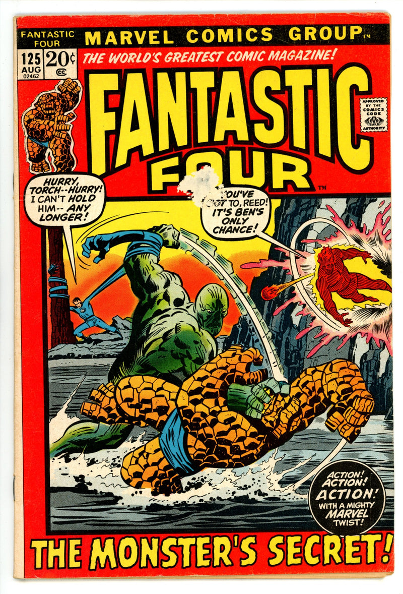 Fantastic Four Vol 1 125  VG- (3.5)   (1972)        