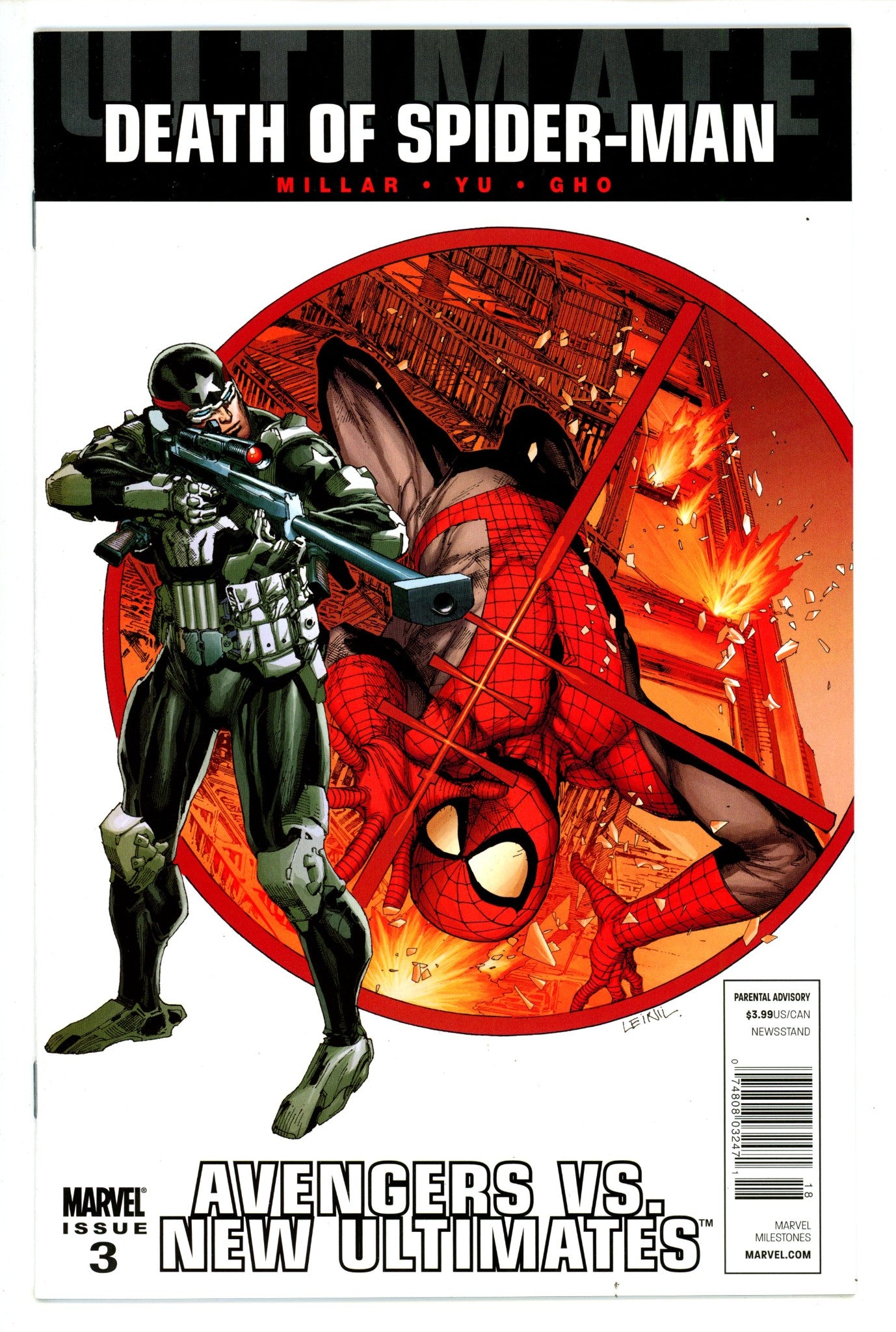 Ultimate Avengers vs. New Ultimates 3 VF- (7.5) (2011) Newsstand 