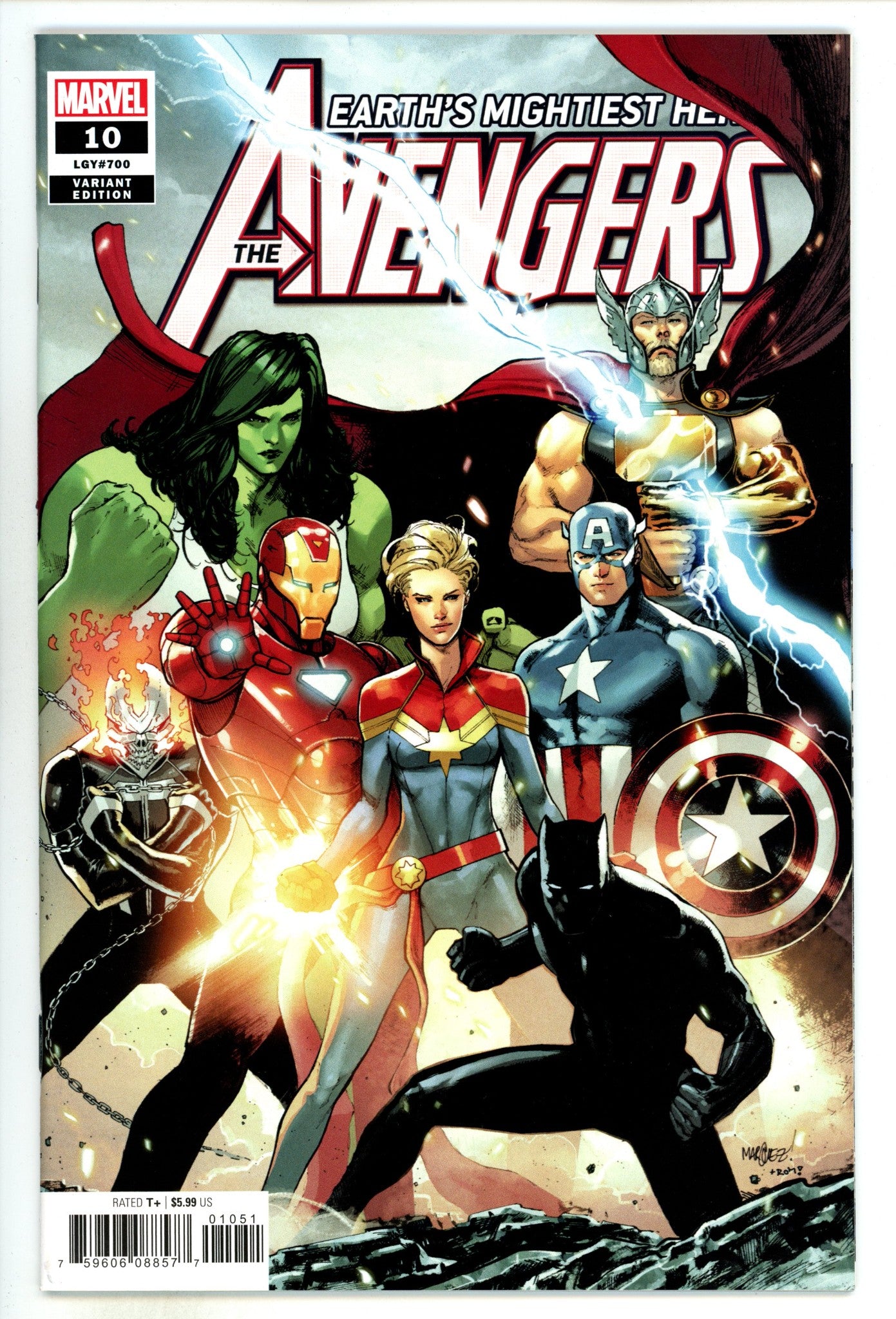 Avengers Vol 8 10 (700)  High Grade  (2019)  Variant  