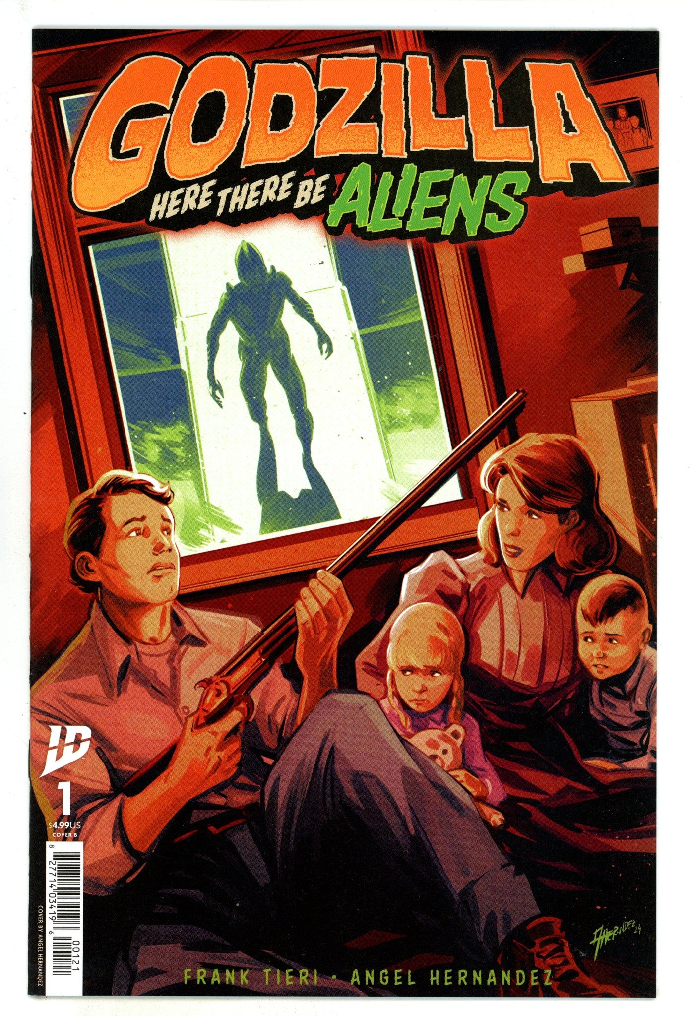 Godzilla: Here There Be Aliens 1 Hernández Variant (2025)
