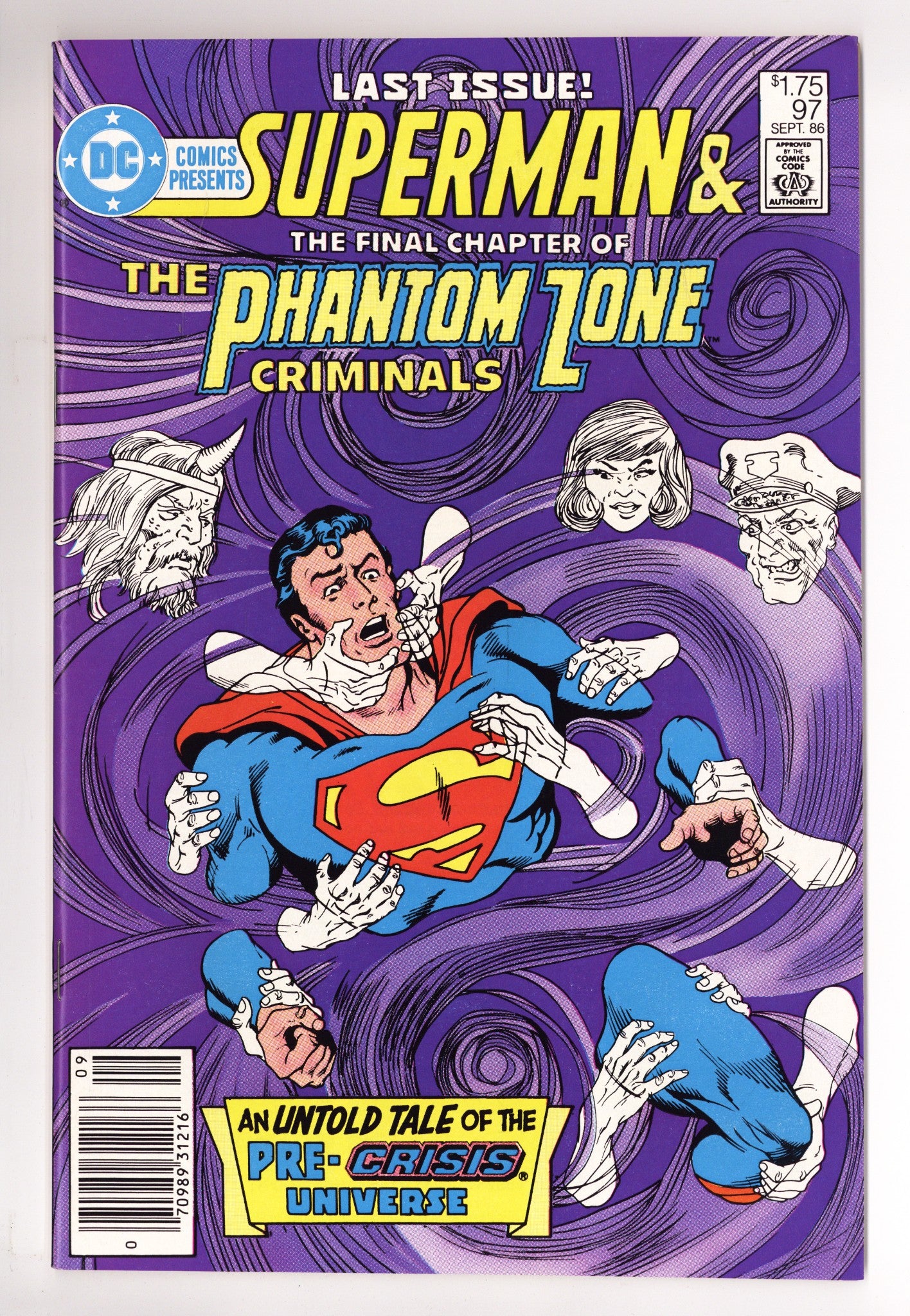 DC Comics Presents Vol 1 97 VF/NM (9.0) (1986) Canadian Price Variant 