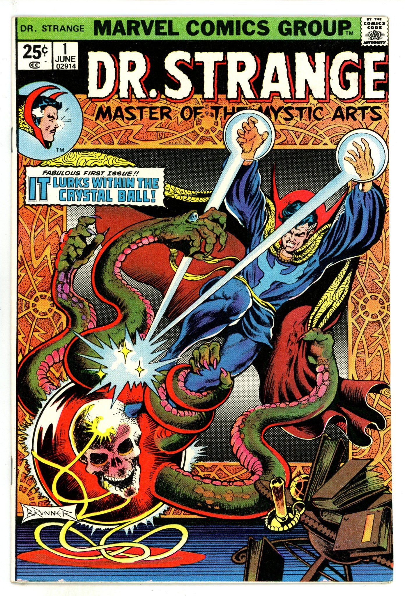 Doctor Strange Vol 2 1  VF- (7.5)   (1974)        