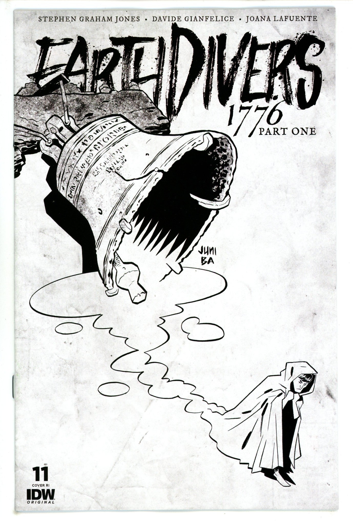 Earthdivers 11 Ba B&W Incentive Variant NM (2023)