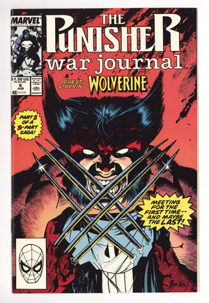 The Punisher War Journal Vol 1 6 NM- (9.2) (1989)