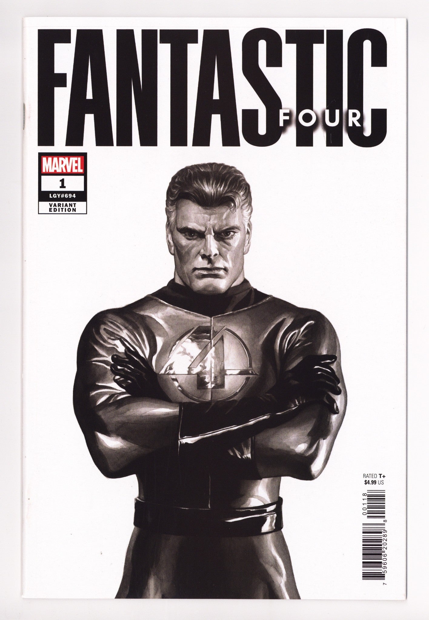 Fantastic Four Vol 7 1 (694) High Grade (2023) Ross B&W Variant 
