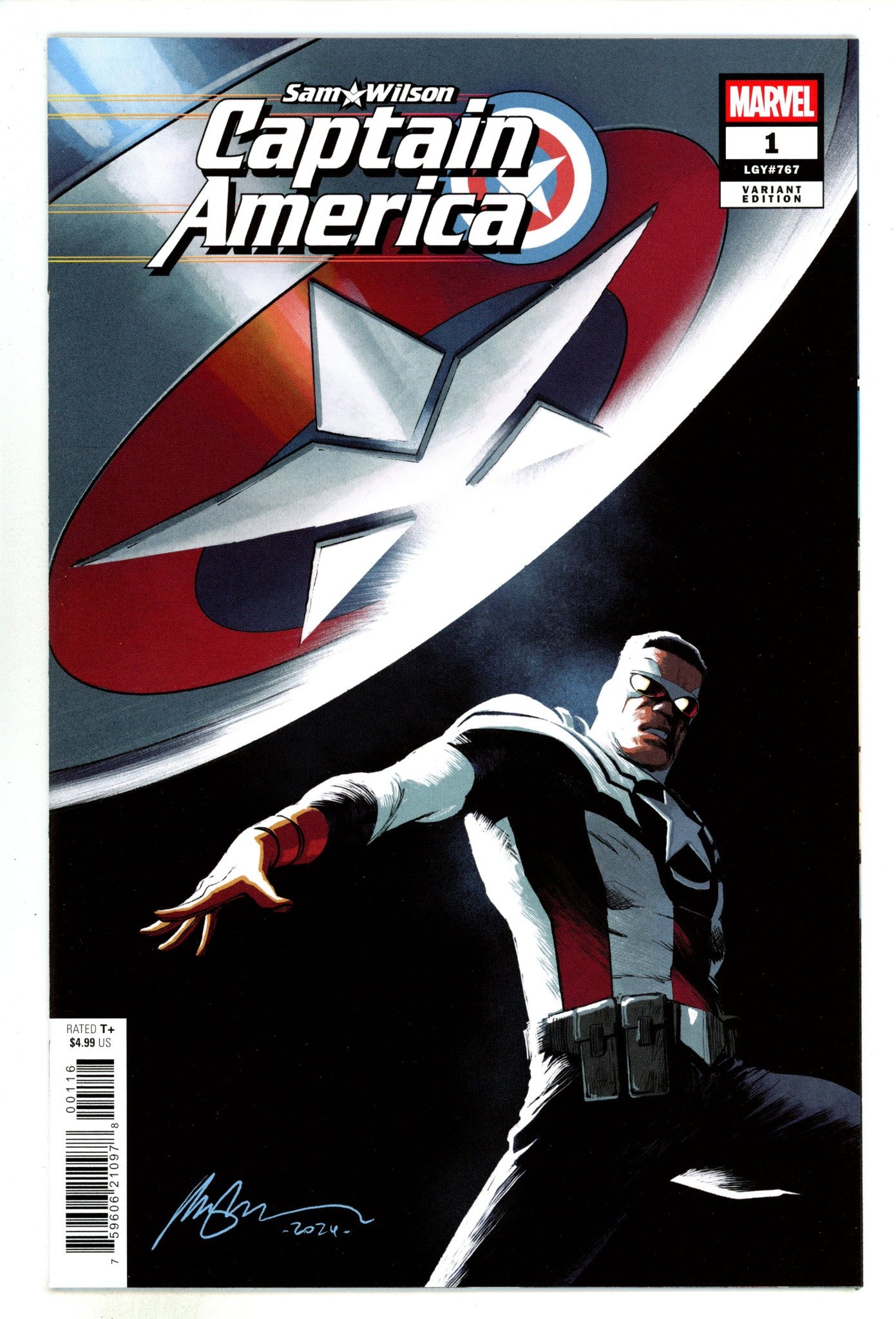 Sam Wilson Captain America  1 Albuquerque  Incentive Variant NM   (2024)
