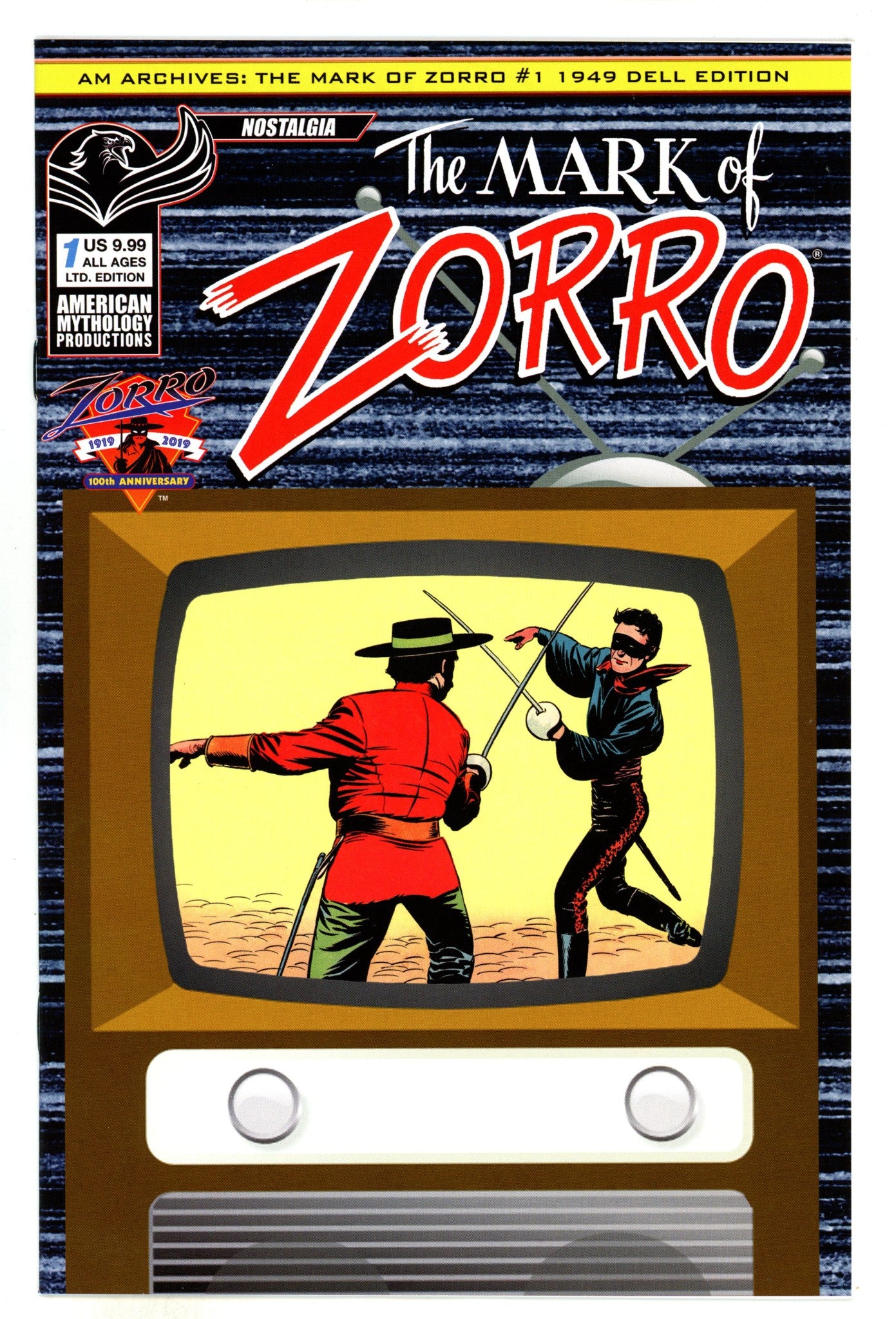 AM Archives: The Mark of Zorro 1 NM- (9.2) (2019) 