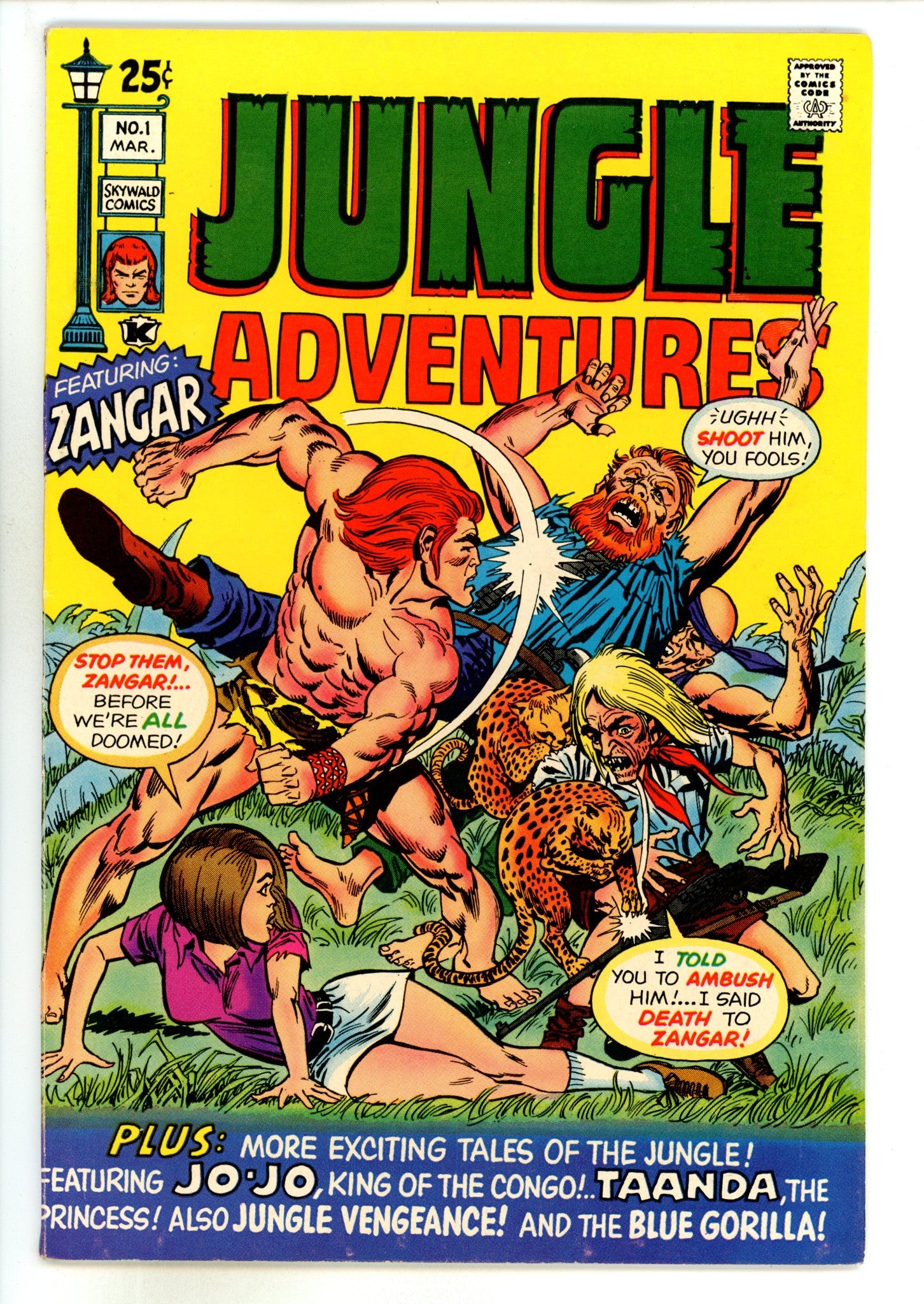 Jungle Adventures  1  VF (8.0)  (1971)  