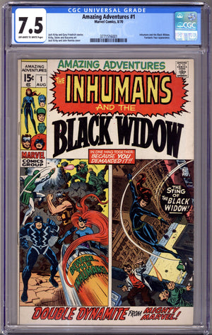 Amazing Adventures Vol 2 1 CGC 7.5 (VF-)   (1970)