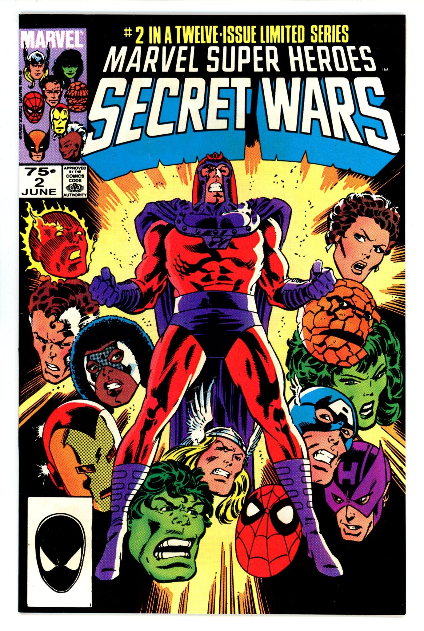Marvel Super-Heroes Secret Wars 2 VF/NM (9.0) (1984) 2nd Print 
