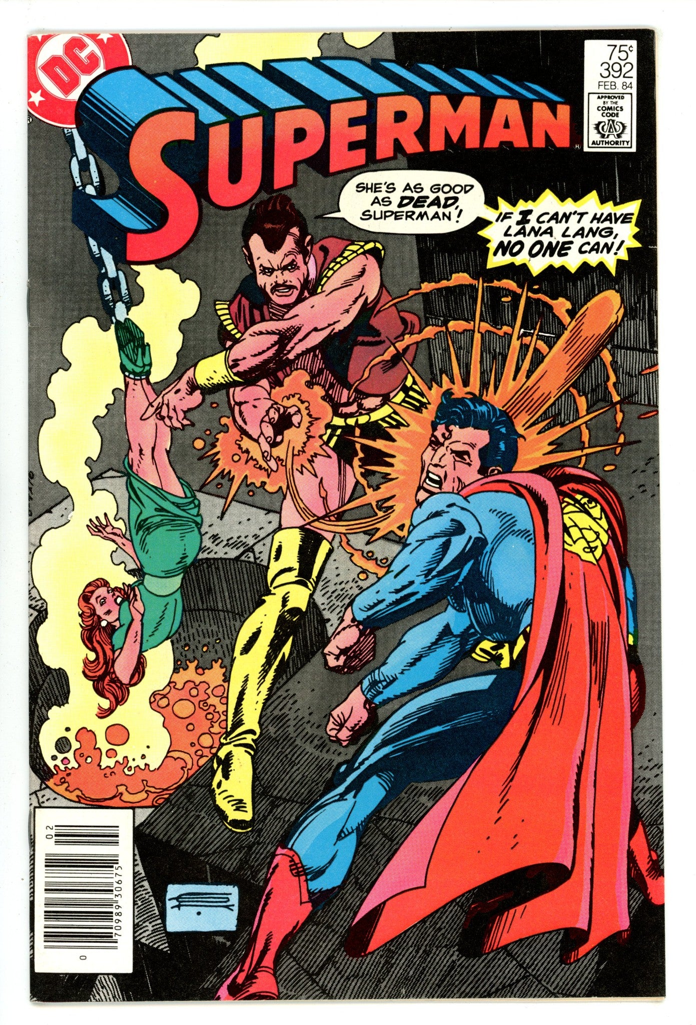 Superman Vol 1 392 High Grade (1984) Newsstand 