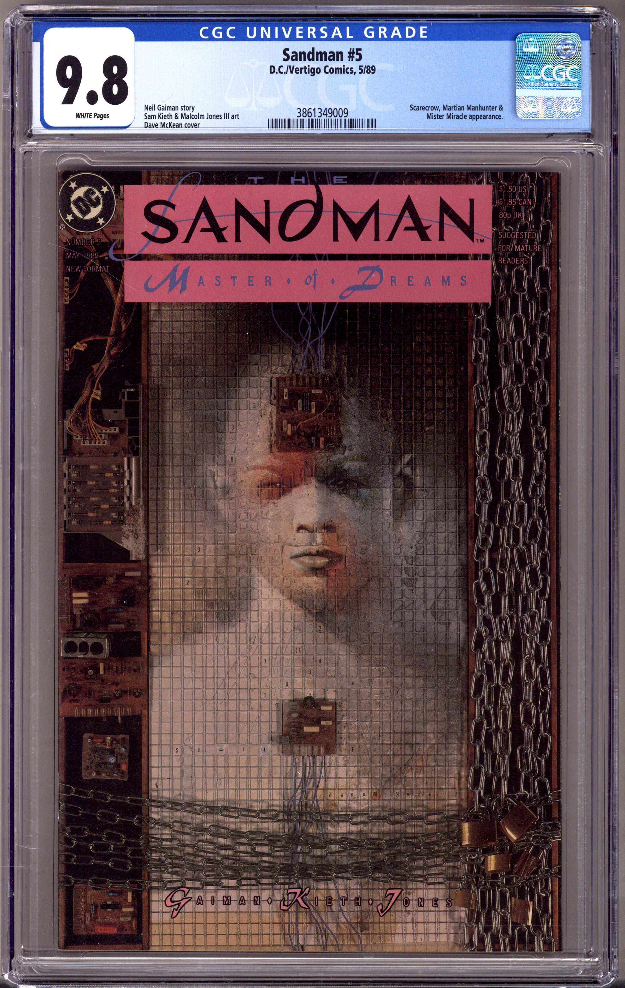 Sandman Vol 2 5 CGC 9.8 (NM/M) (1989) 