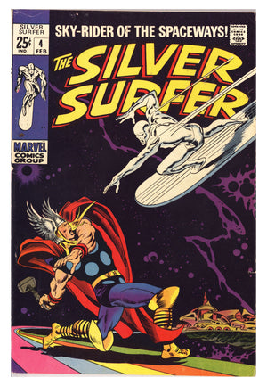 The Silver Surfer Vol 1 4 FN- (5.5) (1969)