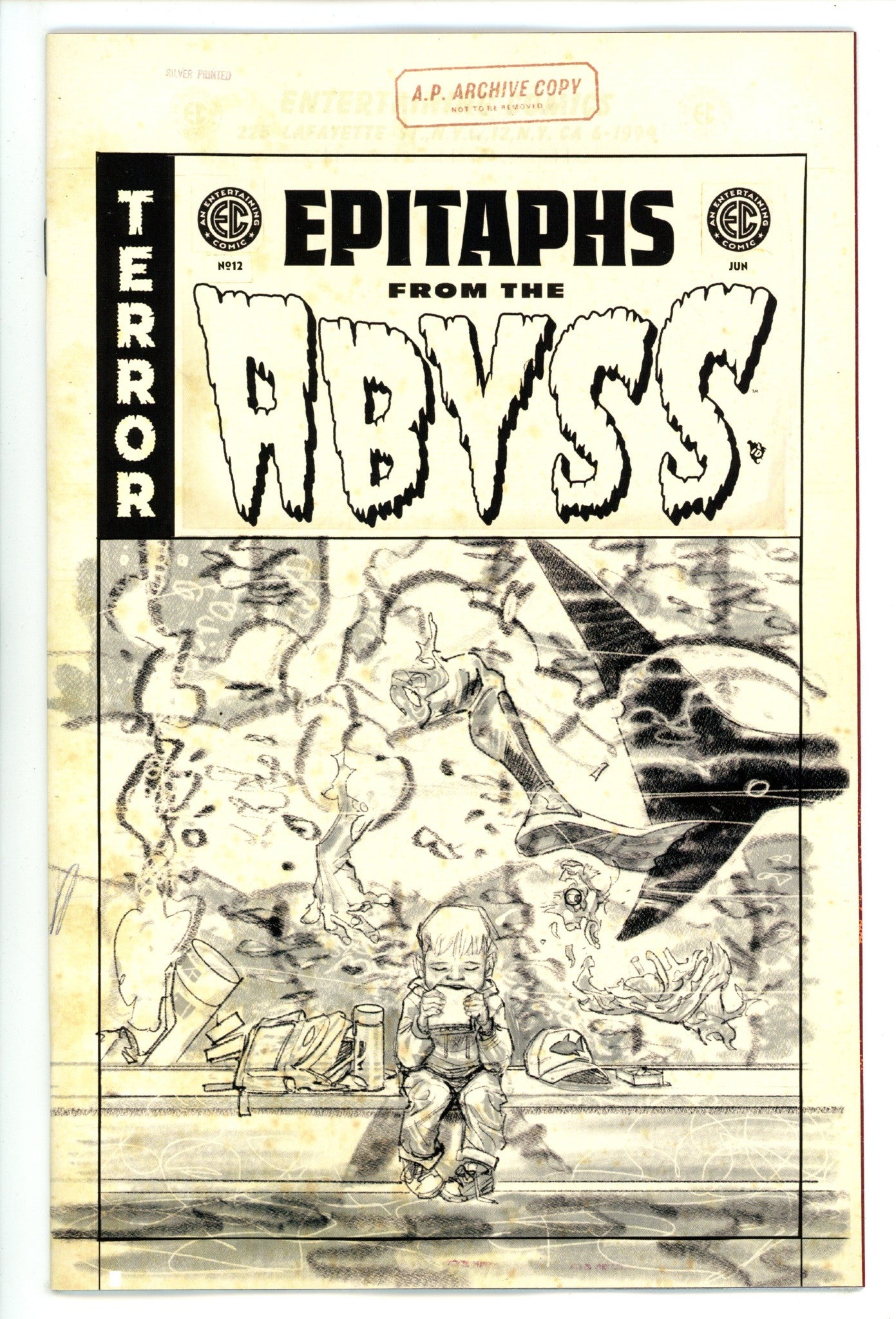 EC Epitaphs From The Abyss 12 Fowler B&W Incentive Variant NM (2025)