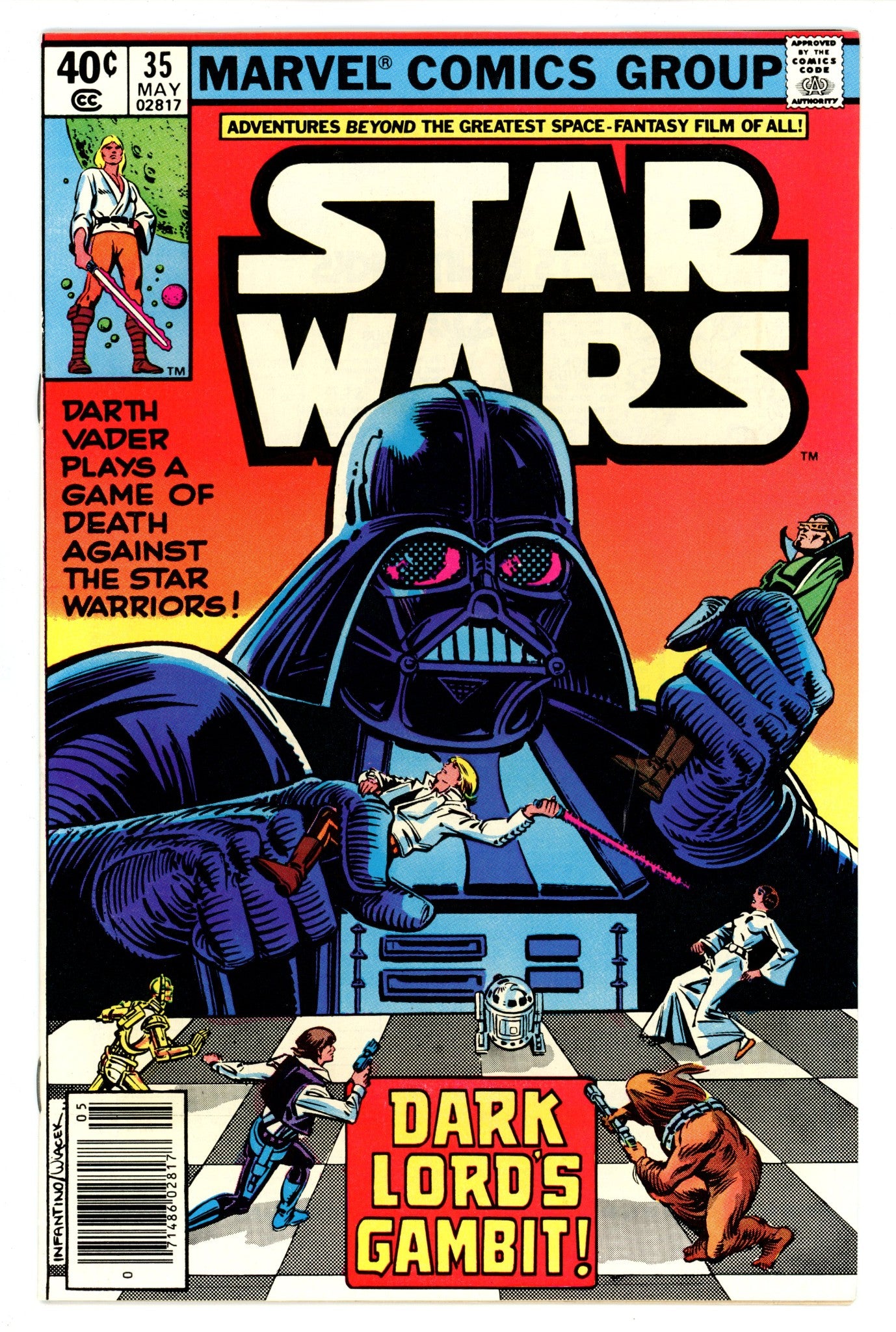Star Wars Vol 1 35 FN/VF (7.0) (1980) Newsstand 