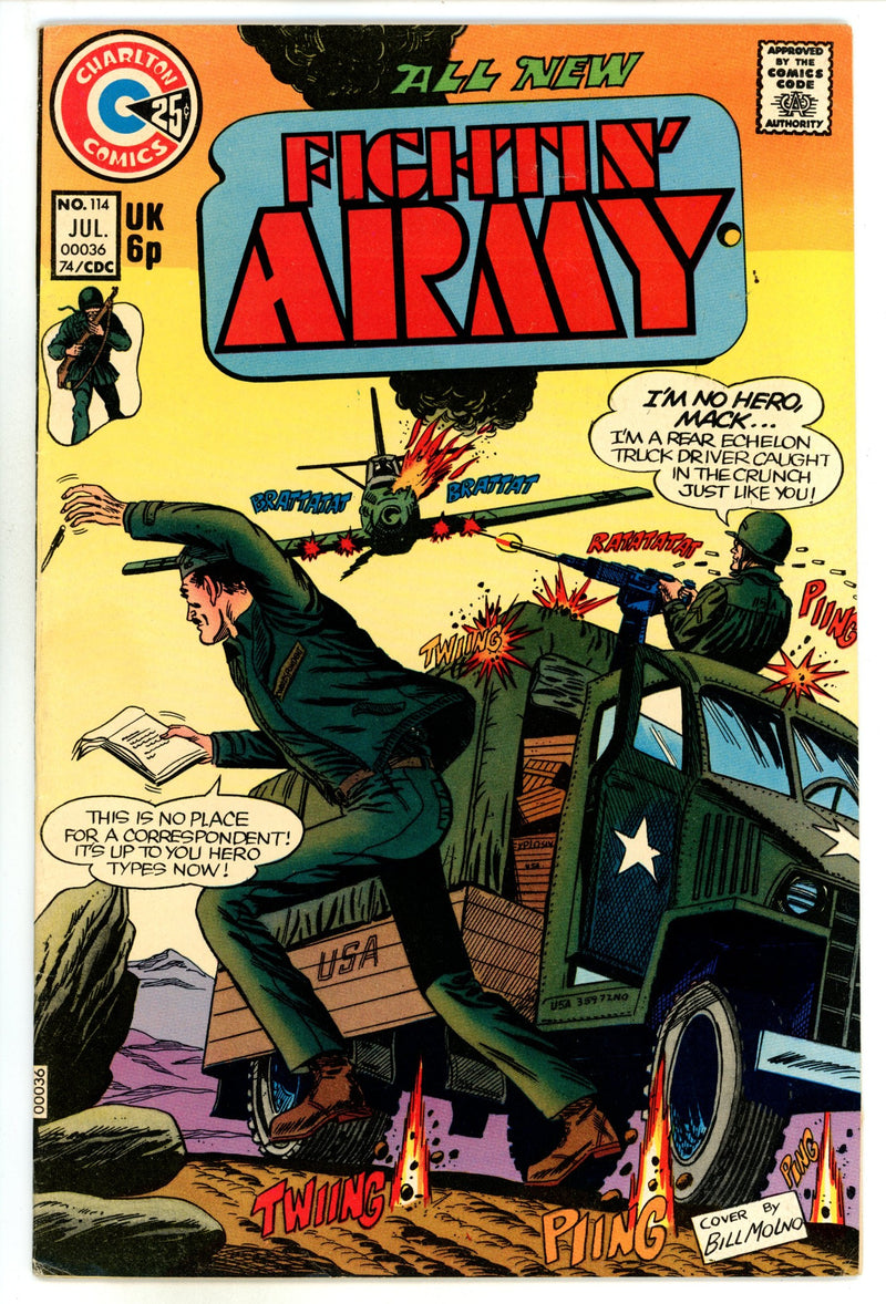 Fightin' Army 114 FN+ (6.5) (1974) 