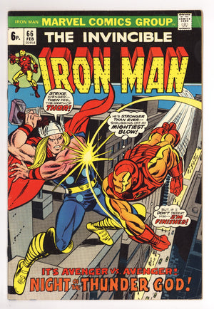Iron Man Vol 1 66 FN- (5.5) UK (1974)