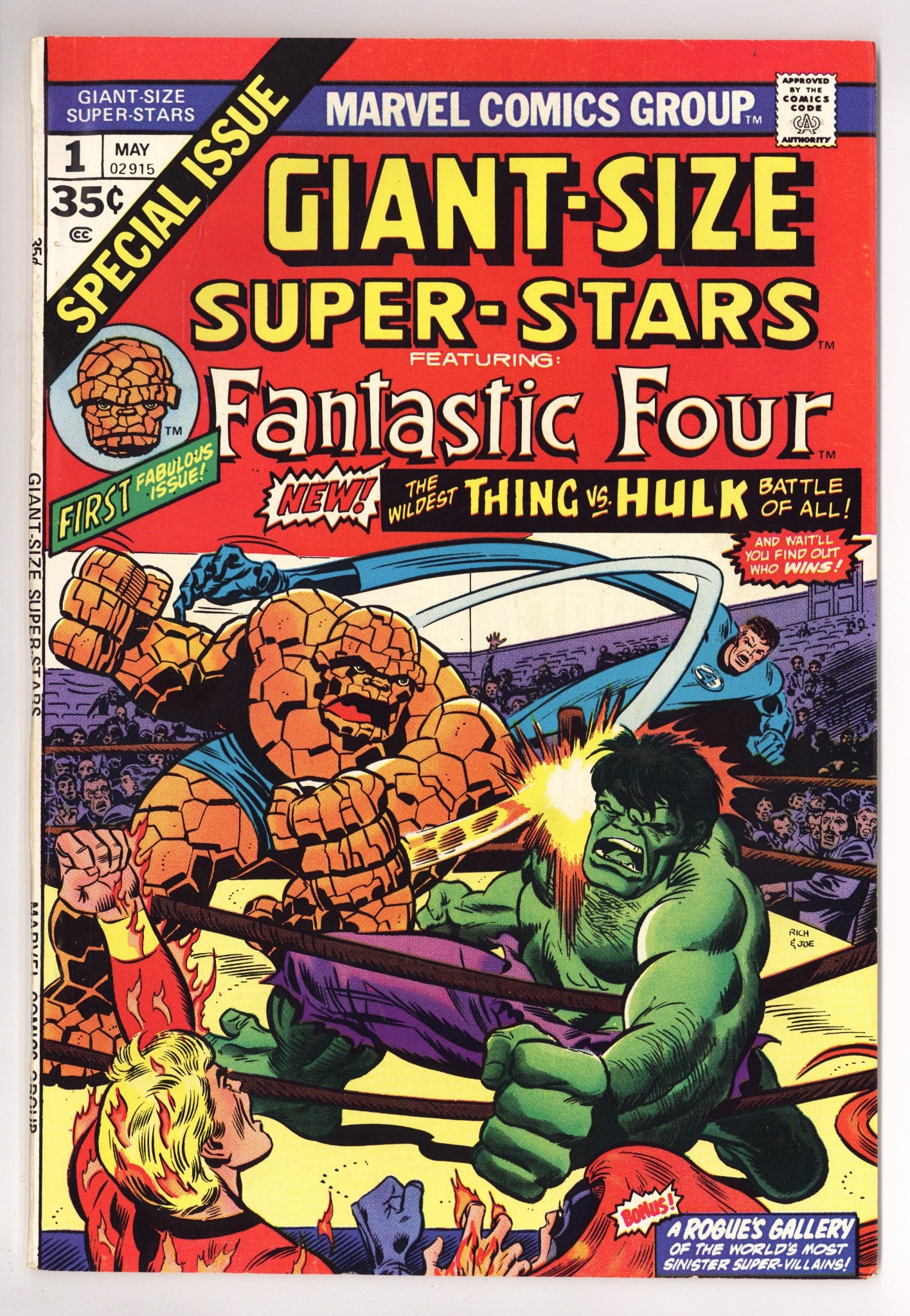 Giant-Size Super-Stars 1 VF (8.0) (1974) 