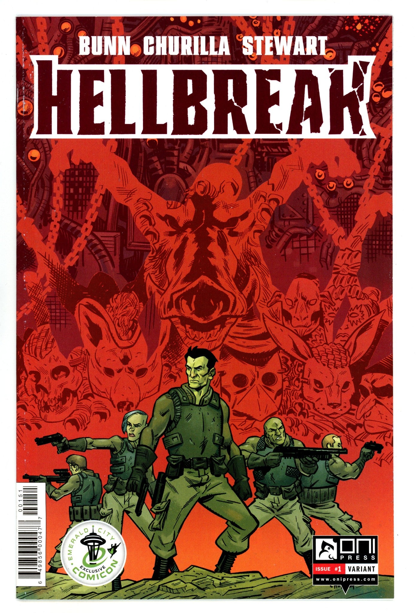 Hellbreak 1 FN/VF (7.0) (2015) Churilla Convention Variant 