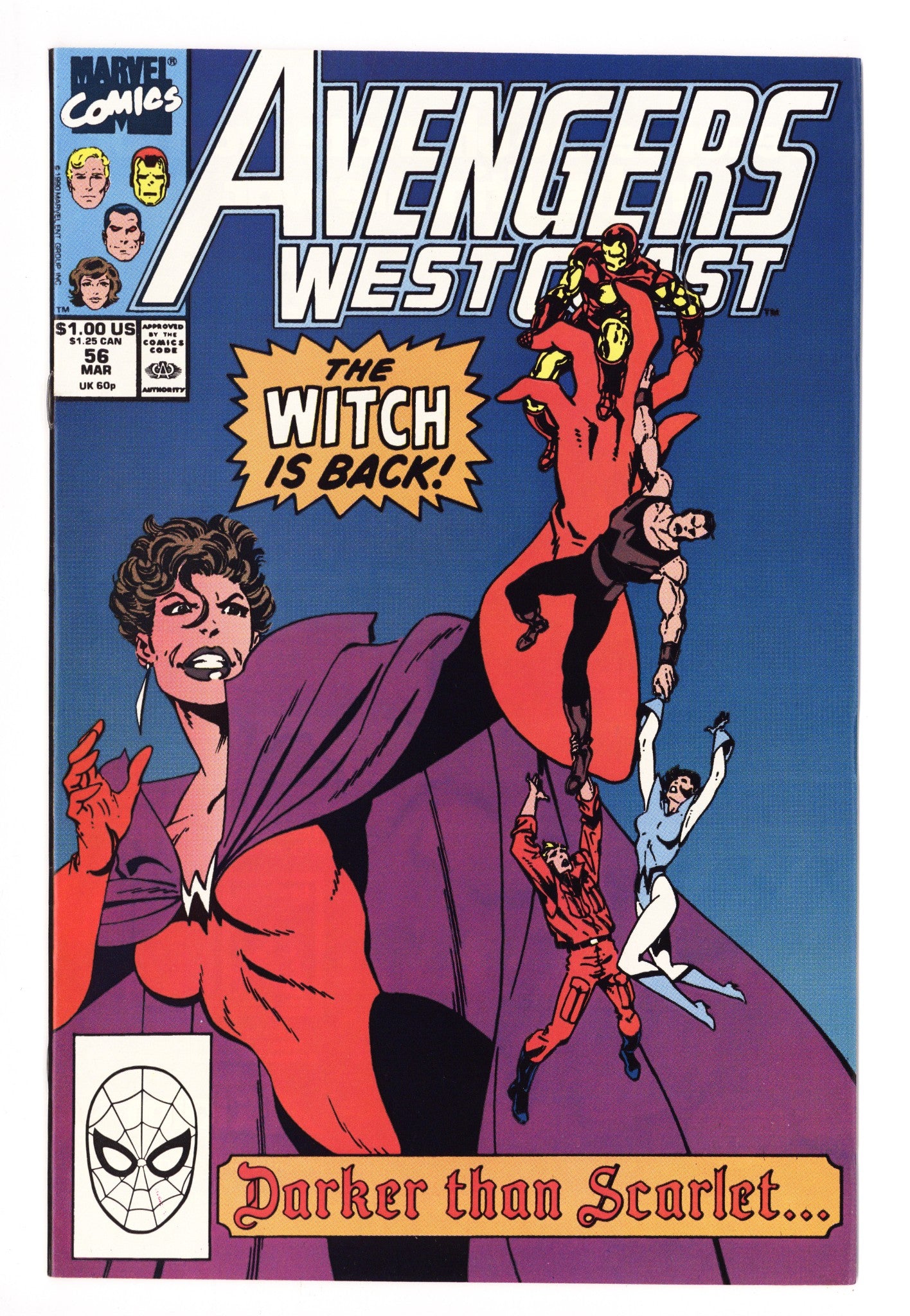 Avengers West Coast Vol 2 56 High Grade (1990) 
