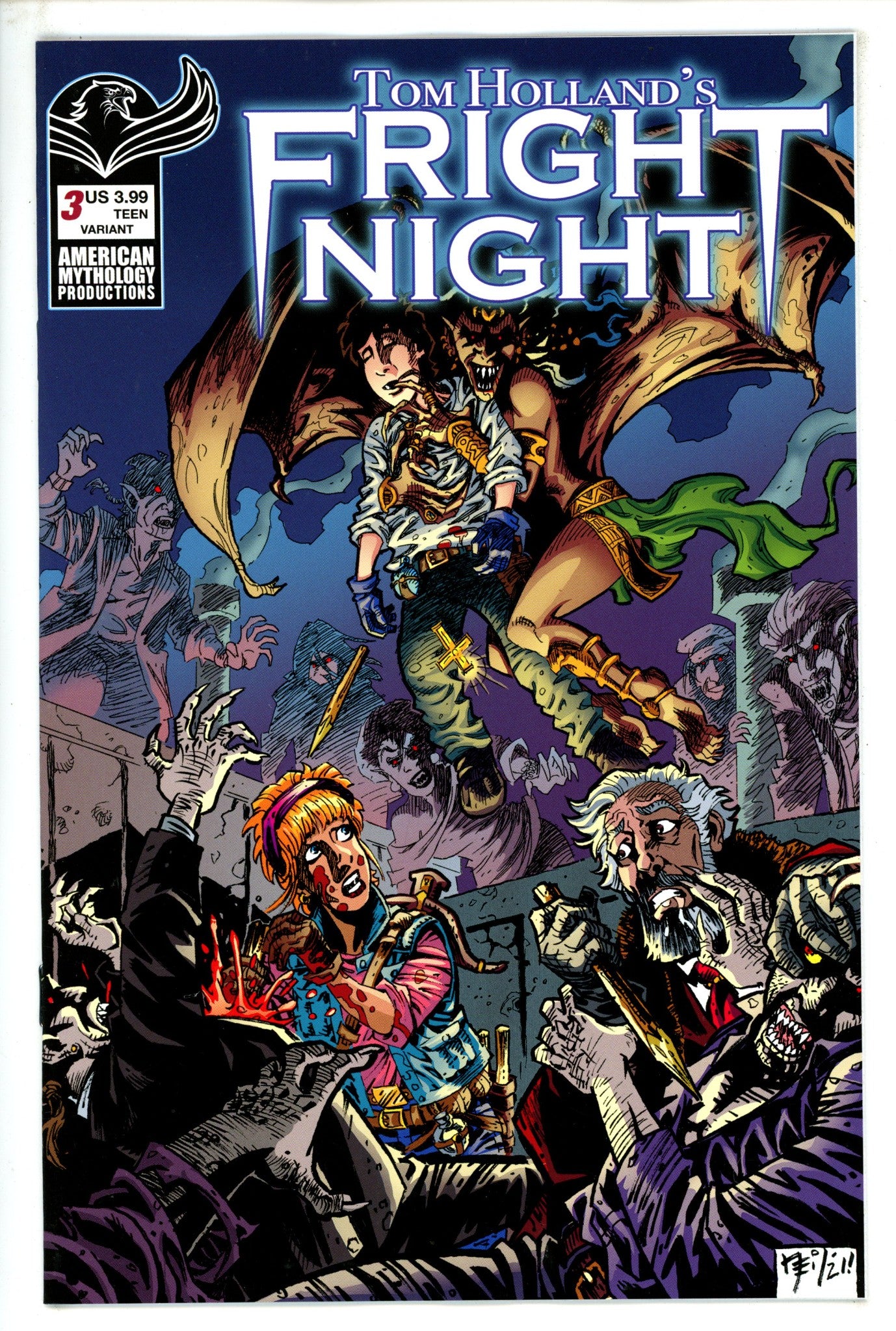Tom Hollands Fright Night 3 Vokes Variant (2023)