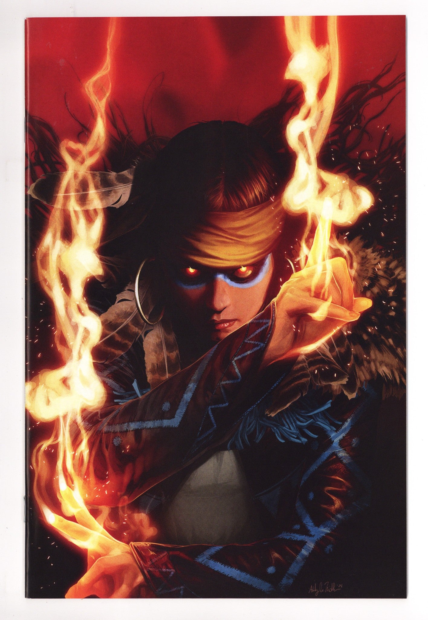 Spirits of Vengeance: Spirit Rider   1  NM (9.4)   (2021) Witter Virgin   Exclusive Variant  