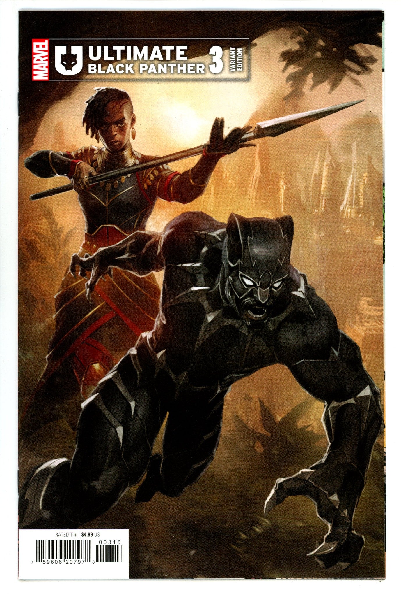 Ultimate Black Panther 3 VF+ (8.5) (2024) Skan Incentive Variant 
