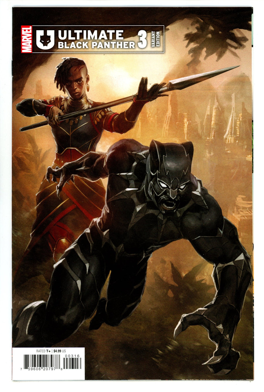 Ultimate Black Panther 3 VF+ (8.5) (2024) Skan Incentive Variant 