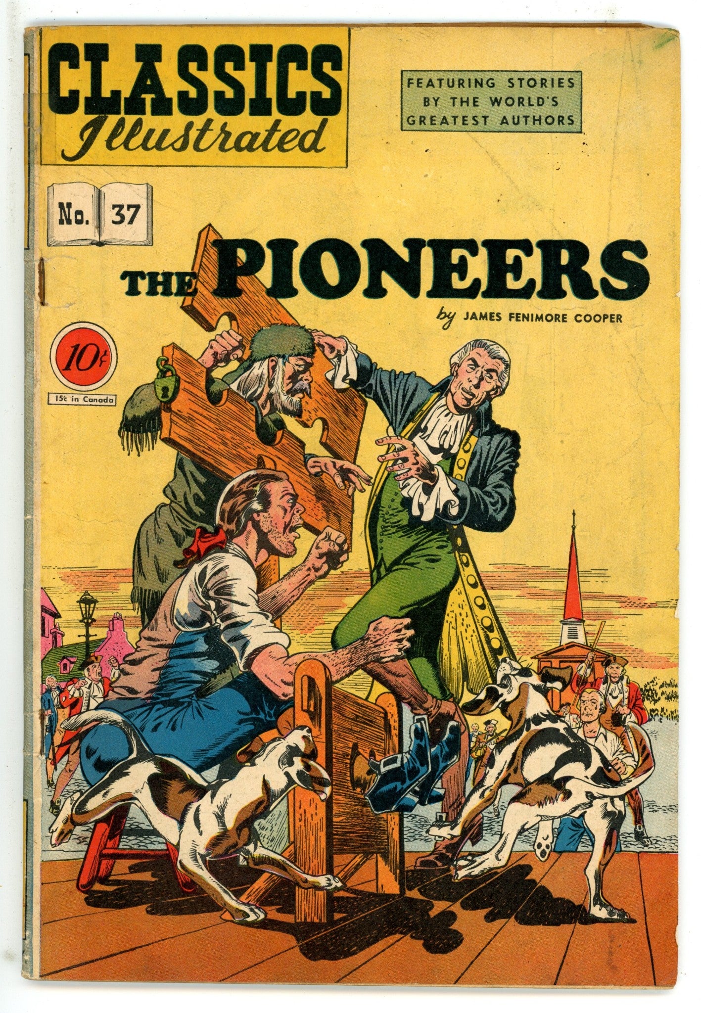 Classics Illustrated: The Pioneers 37 Hrn 37 VG- (1947)