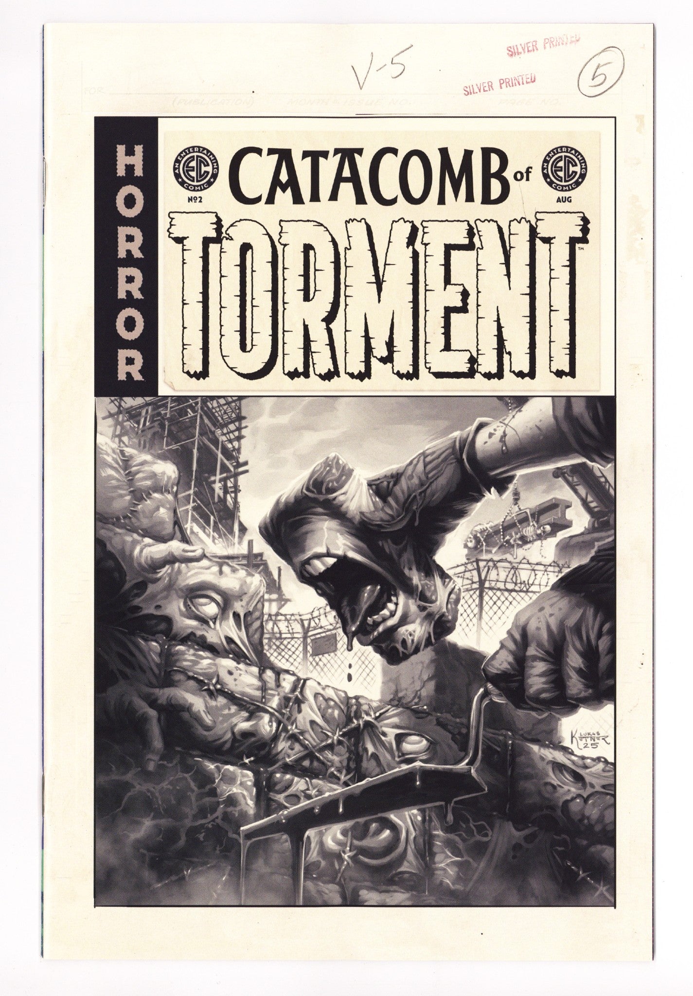 EC Catacomb Of Torment 2 Ketner B&W Incentive NM (2025)