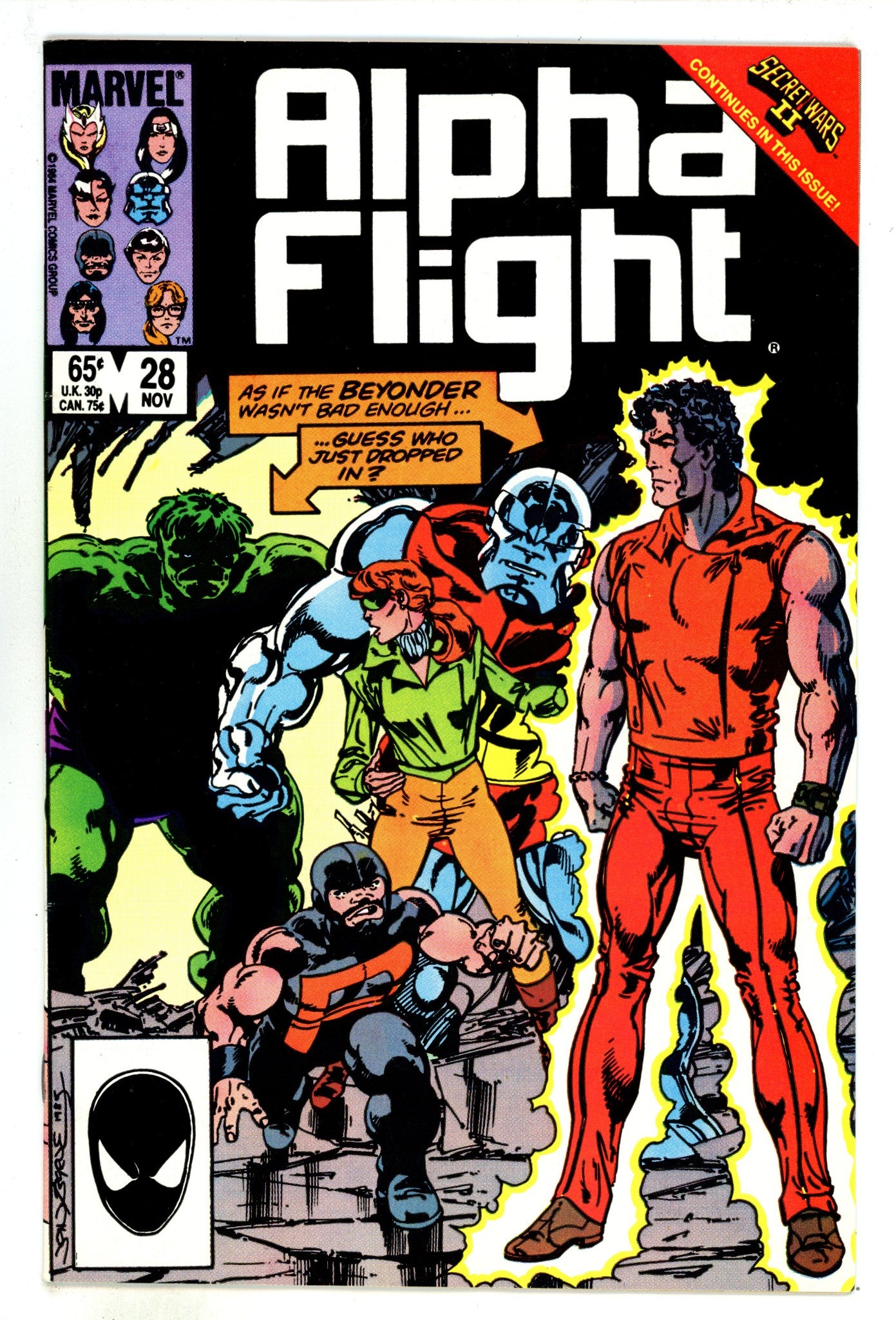 Alpha Flight Vol 1 28 High Grade (1985) 