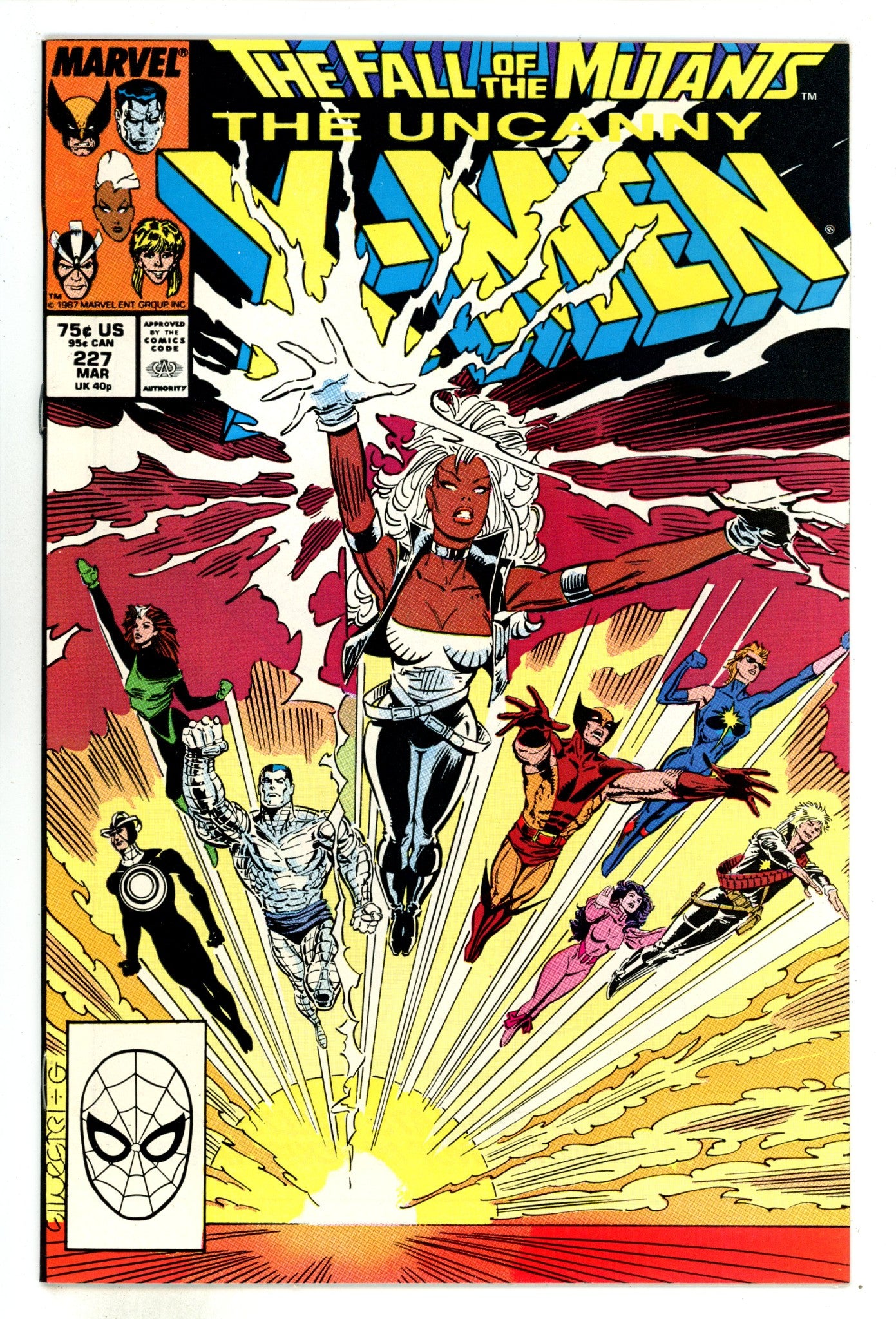 The Uncanny X-Men Vol 1 227 NM (9.4) (1988) 