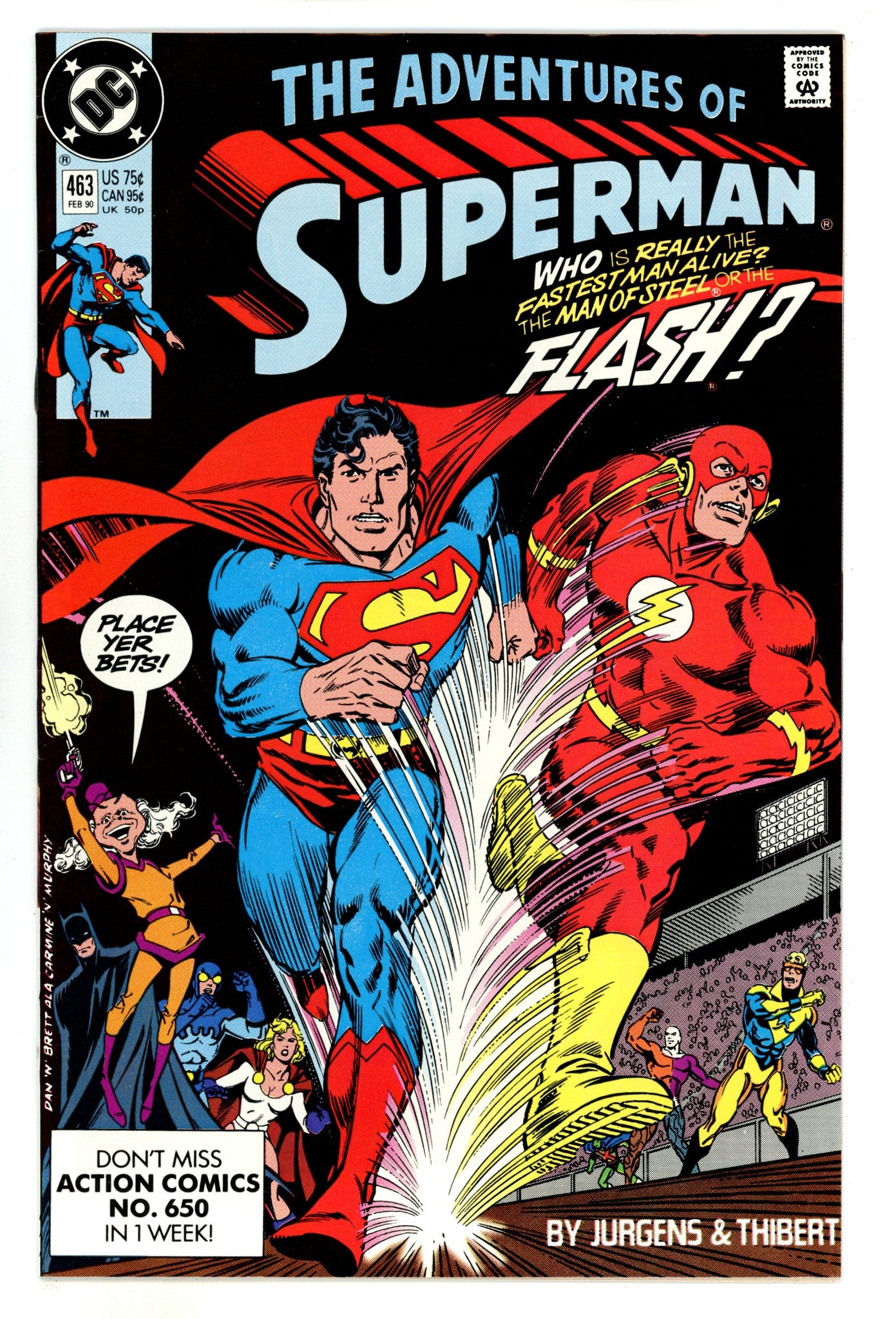 Adventures of Superman Vol 1 463 VF+ (8.5) (1990) 