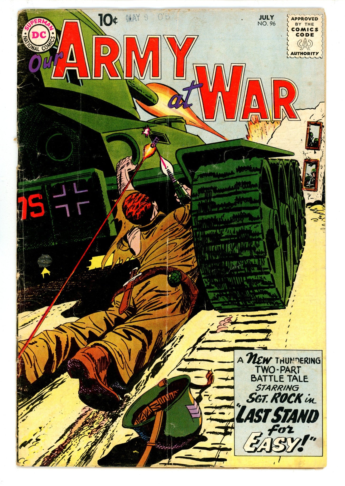 Our Army at War Vol 1 96 GD (2.0) (1960) 
